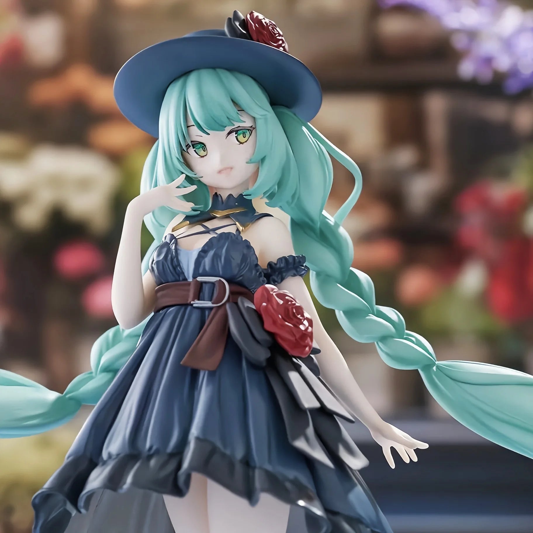 20CM Anime Hatsune Miku Action Figures Trio Try iT Figure Outdoor Dress Kawaii Anime Figurines Model Toy Gift Desktop Decoration