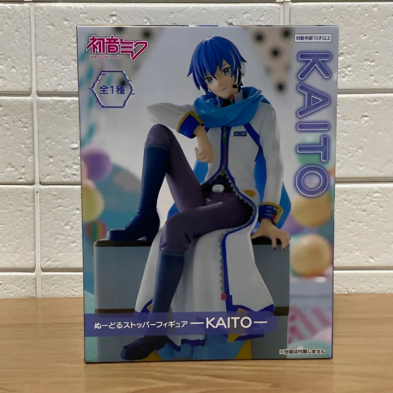 ln Stock FuRyu Hatsune Miku Series Noodle Stopper -KAITO- PVC Anime Action Figures Model Collection Toy
