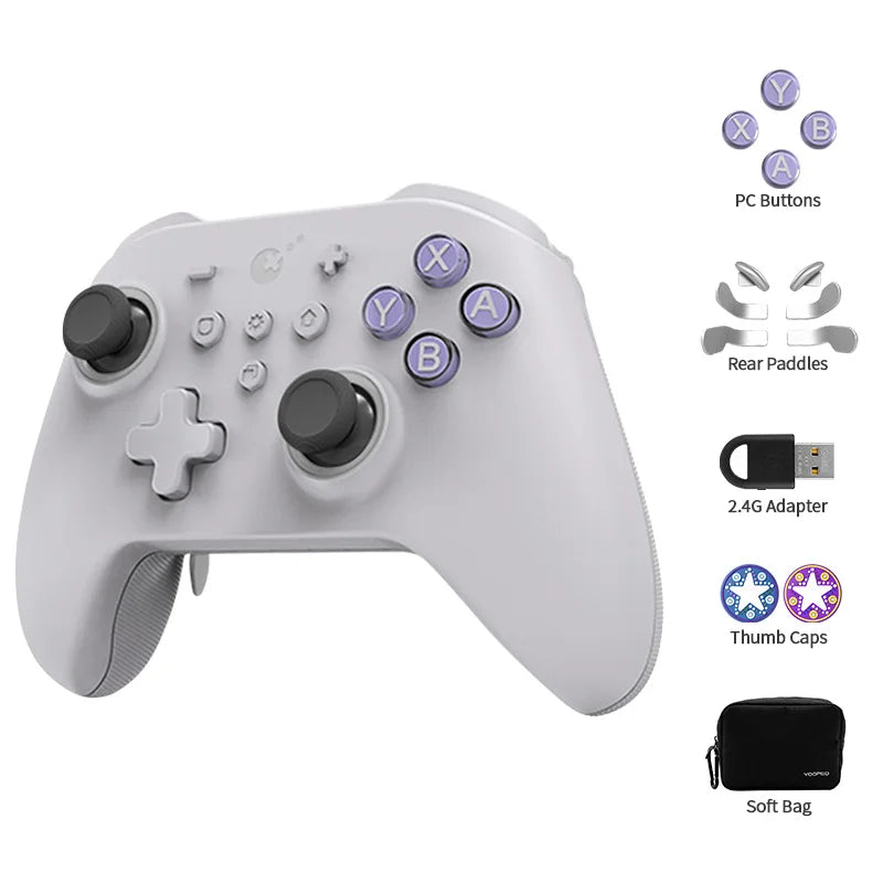 GuliKit KK3 MAX Game Controller，NS39 KingKong 3 Gamepad with Hall Effect Joysticks for PC Windows Nintendo Switch Android iOS