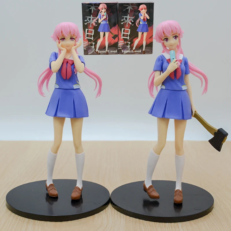 #2316 Mirai Nikki Yuno Gasai Anime Girl Figure Pop Up Parade Future Diary Gasai Yuno Action Figure Collectible Model Doll Toys