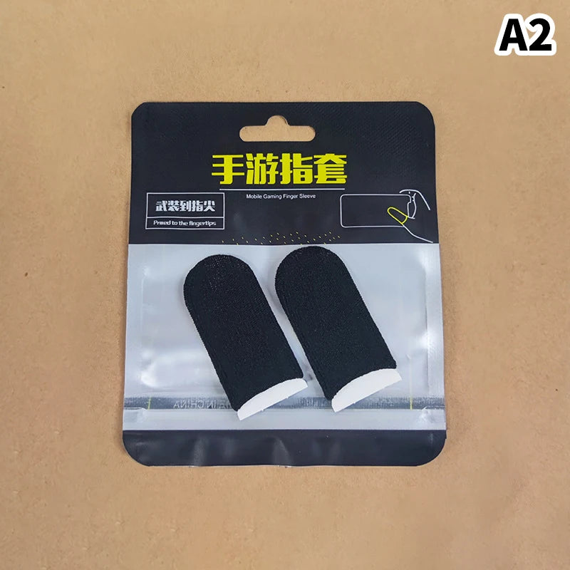 2/6Pcs Breathable Game Controller Finger Sleeve For Pubg Sweat Proof Non-Scratch Touch Screen Gaming Thumb Gloves Finger Cover