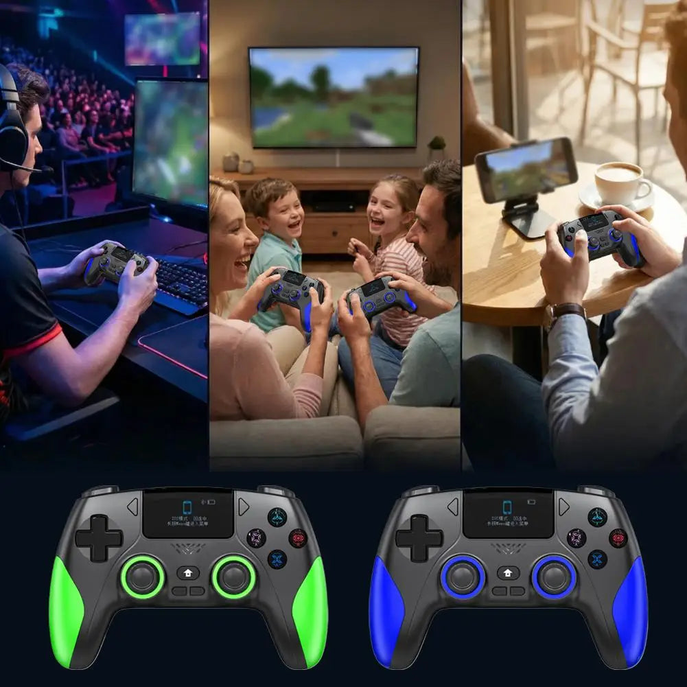 Wireless Game Controller With Screen For Ps 4 For Ios For Switch