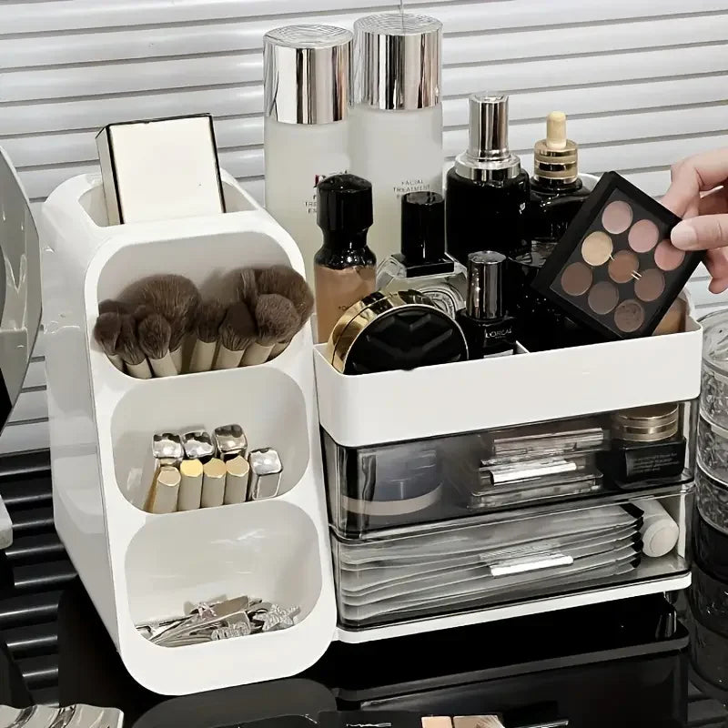 Multifunctional Pen Holder Drawer Stationery Organizer Storage Desk Organizers Plastic Accessories Office School Supplies