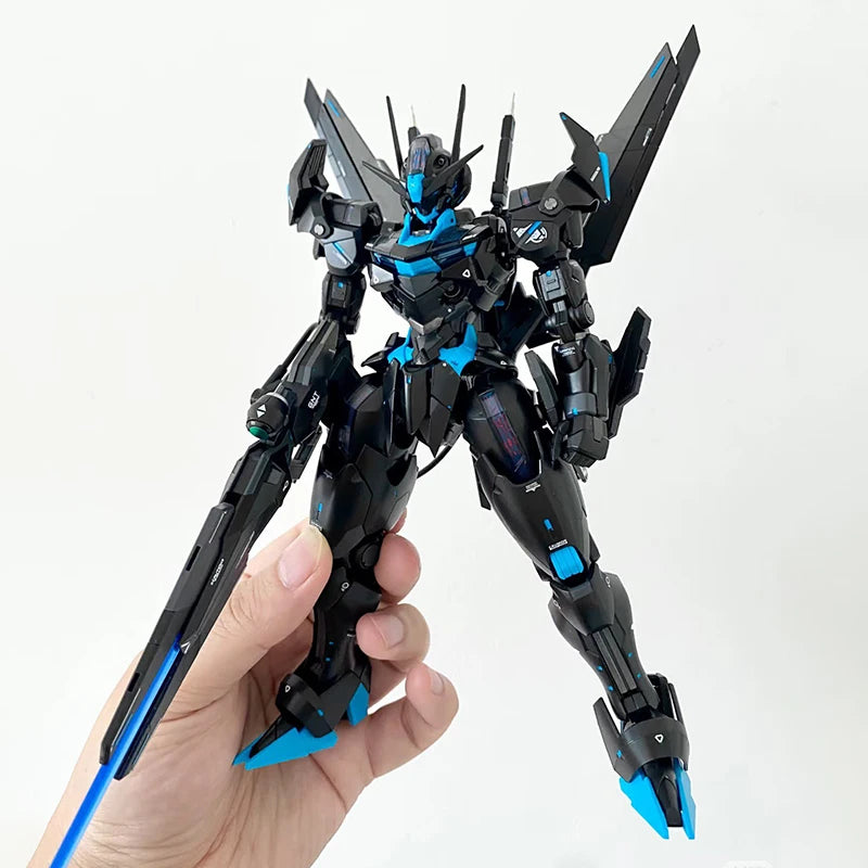 KL FM Fenglina 1/100 Domestic Mercury Witch Model Gundam Assembly Neon Color Children's Collectible Toy Christmas Gift