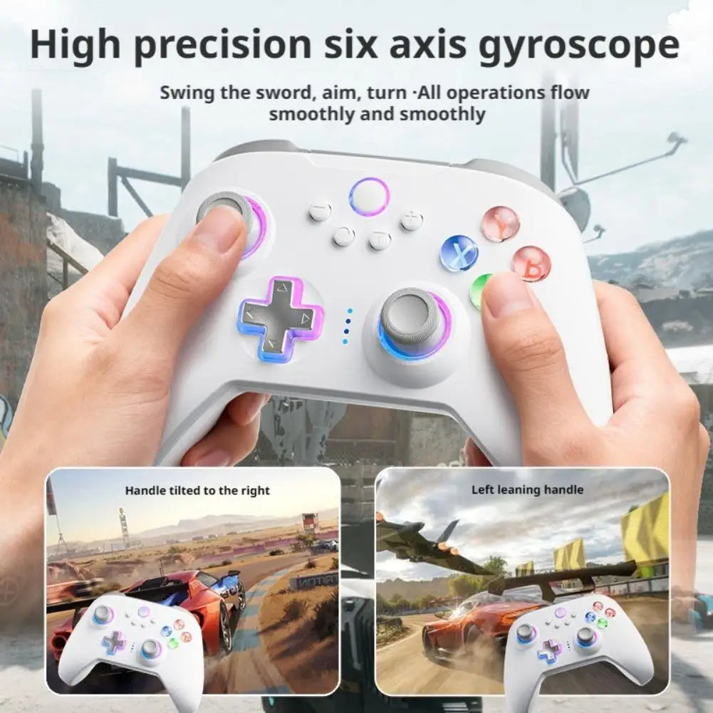 Hall Drift Free Bluetooth Game Controller Compatible With Switch2/Switch/PC Type-C Charging Body Ergonomic Grip