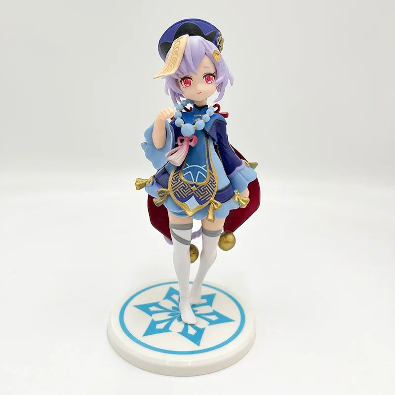 #1718 Traveler/Lumine Anime Figure #1717 Aether Action Figure #1795 Venti Figurine Adult Collectible Model Doll Toys Gifts 10cm