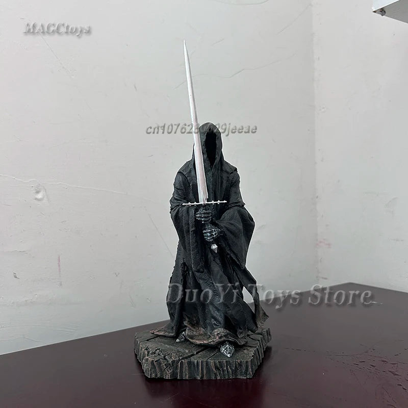 27cm GK Lord of Rings Figure Witch-king Of Angmar 3 Figurine Nazgul Statue PVC Action Figure Model Toy Desktop Ornament Gifts