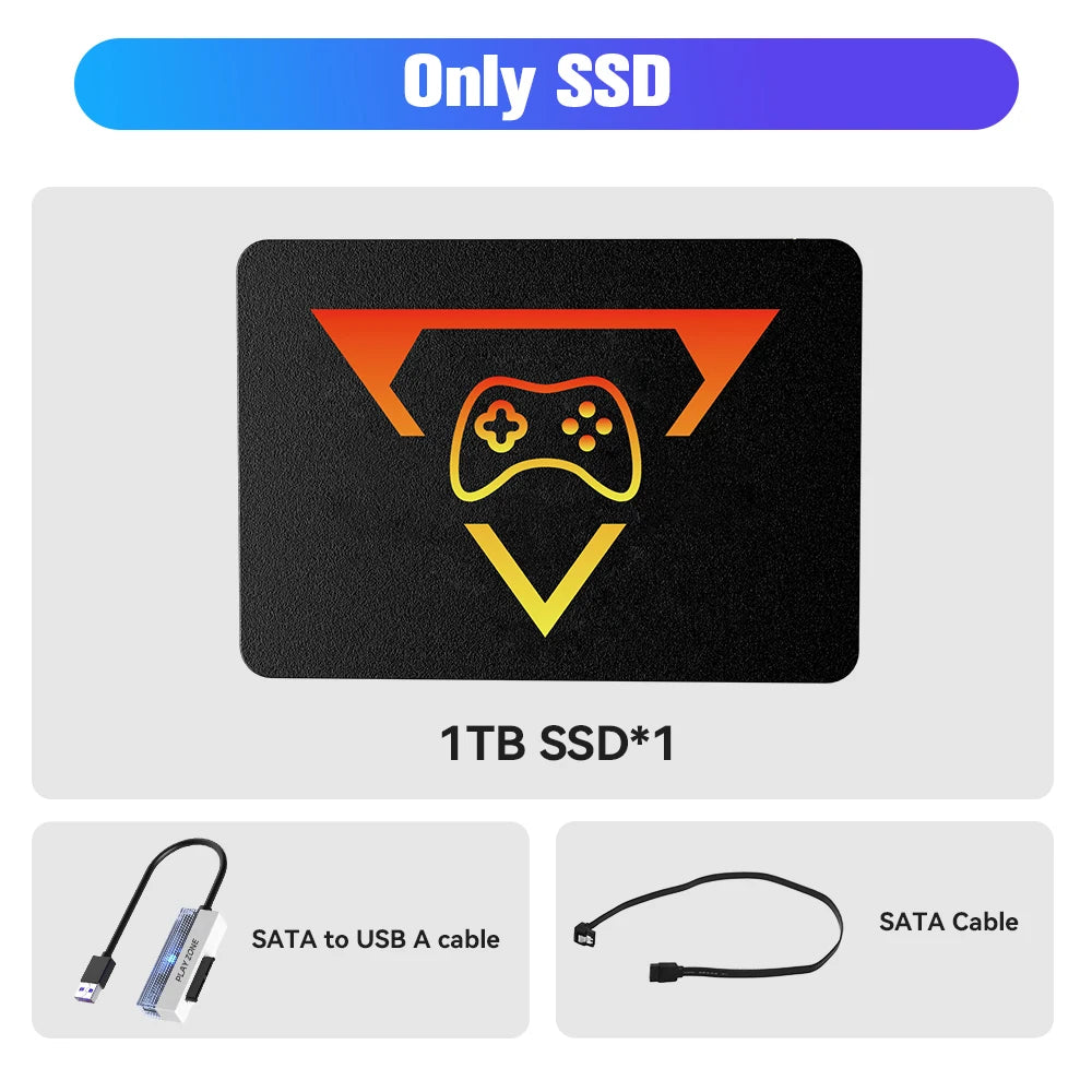Playzone SSD 1TB&Game Consoles With 16191 3D&Retro Games 80+Emulators for PS5/PS4/XBOX/XBOX One/SWITCH 3 System in 1 for WIN PC