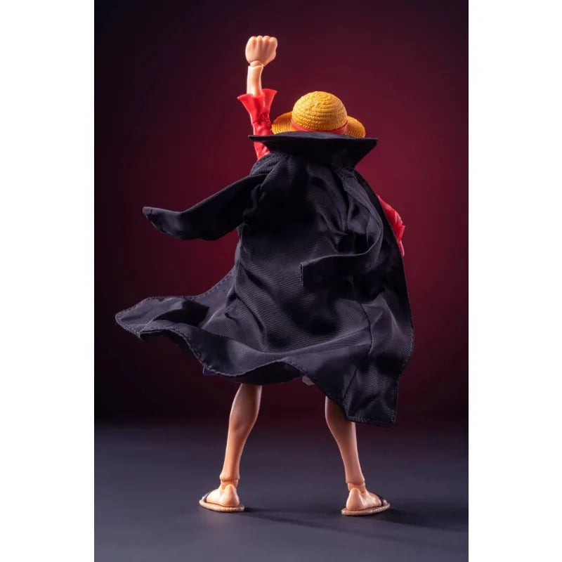 Shf 1/12 Male Custom Straw Hat Windbreaker Coat Scene Props Clothes for 6in Action Figures Body Dolls Model