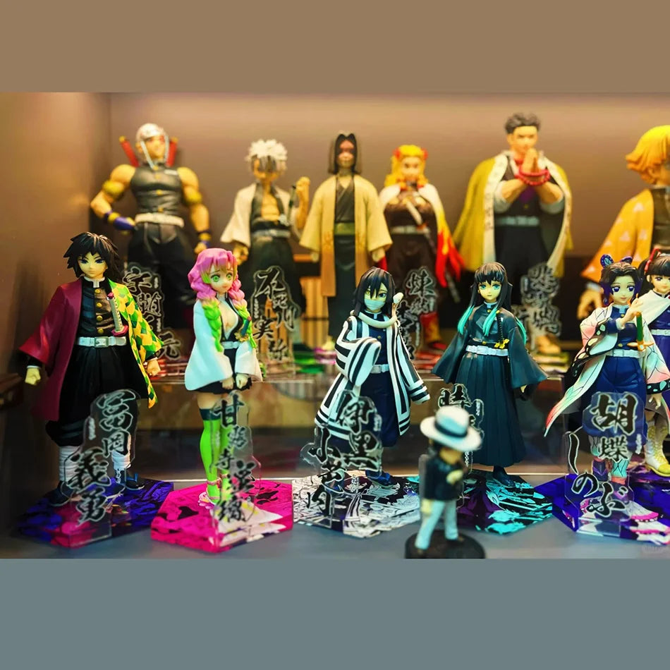 Official Anime Demon Slayer Kimetsu no Yaiba figure Kamado Tanjirou Action Figure Agatsuma Zenitsu Nezuko Warrior PVC Model Toys