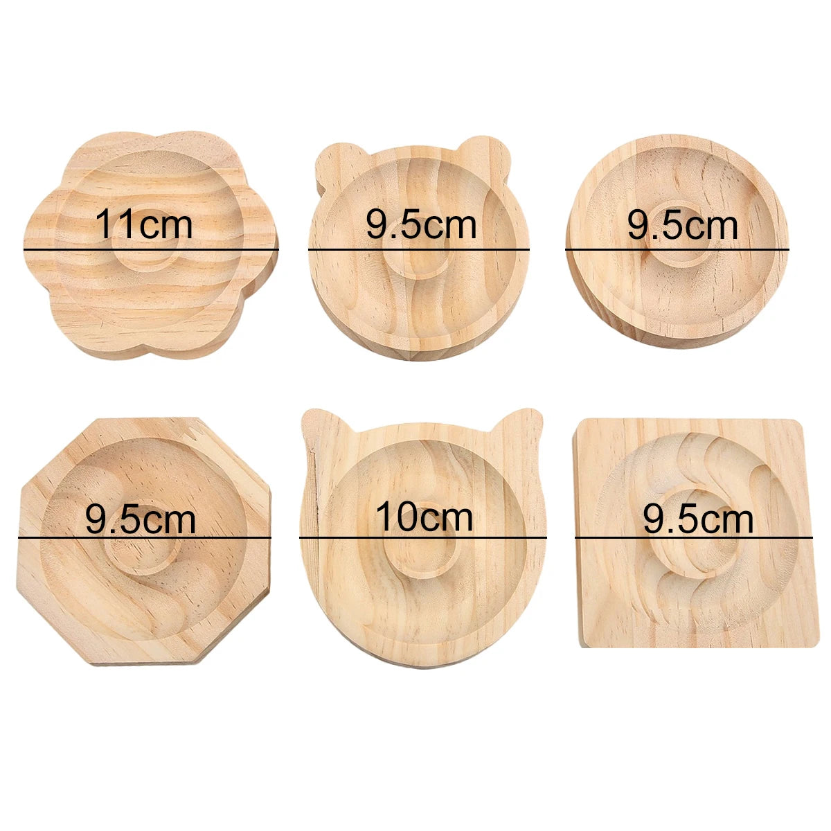 1PC Wooden Beading Design Board Bracelet Display Stand Jewelry Making Necklaces Crafts Tray Practical Display Stand