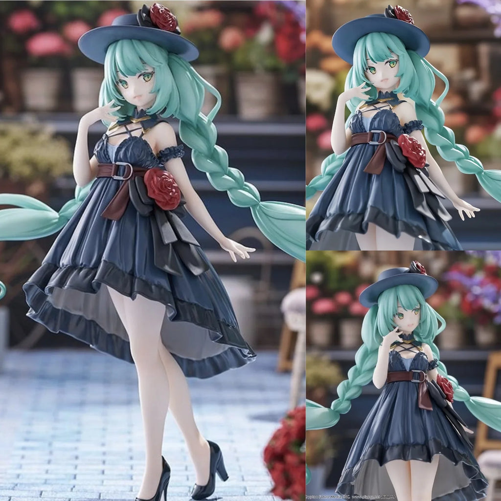 20CM Anime Hatsune Miku Action Figures Trio Try iT Figure Outdoor Dress Kawaii Anime Figurines Model Toy Gift Desktop Decoration