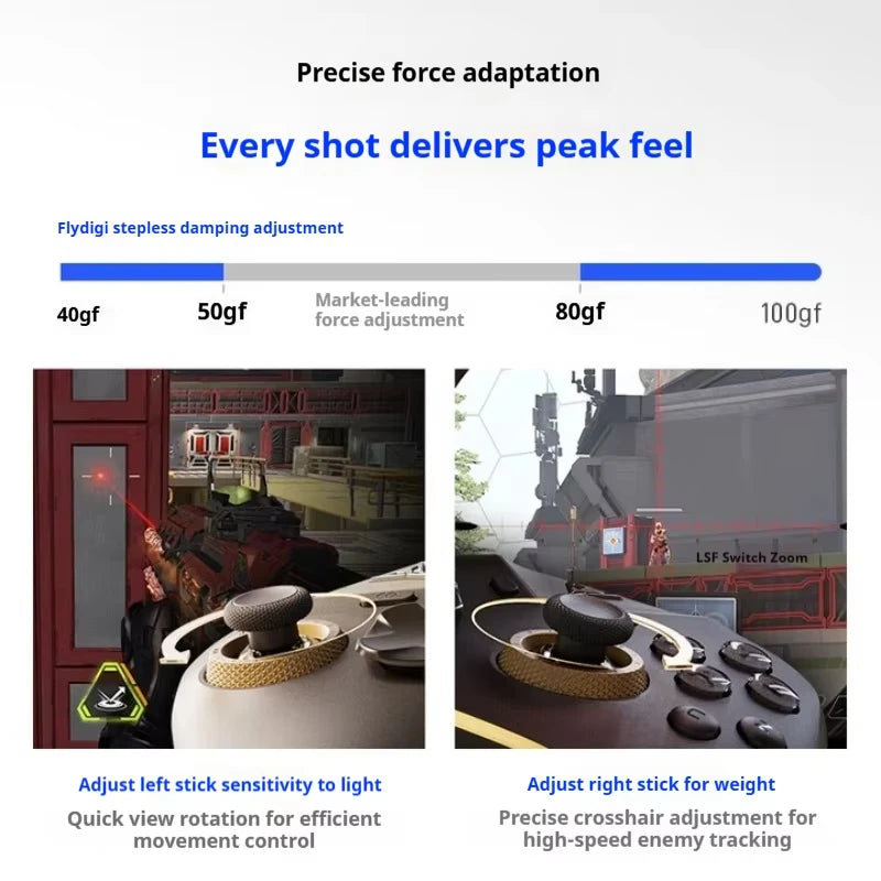 New Flydigi Vader5 Pro Game Controller Wireless Bluetooth Original Competitive Elite Gamepads for PC/NS2/Mobile/Steam