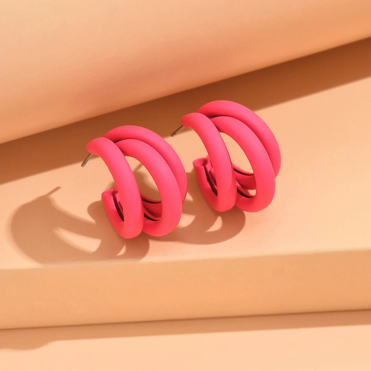 Elegant Gold Color Circled Hoop Earring for Woman Metal Elegant Vintage Geometric  Luxury Earrings Party Jewelry Gifts