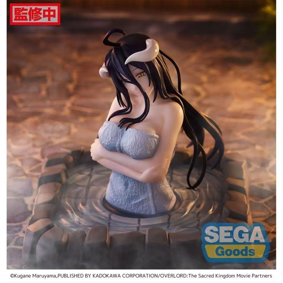 Original SEGA Hot Spring Park Thermae Utopia Overlord Albedo Anime Figures Toys Models Desktop Ornaments Car Ornaments