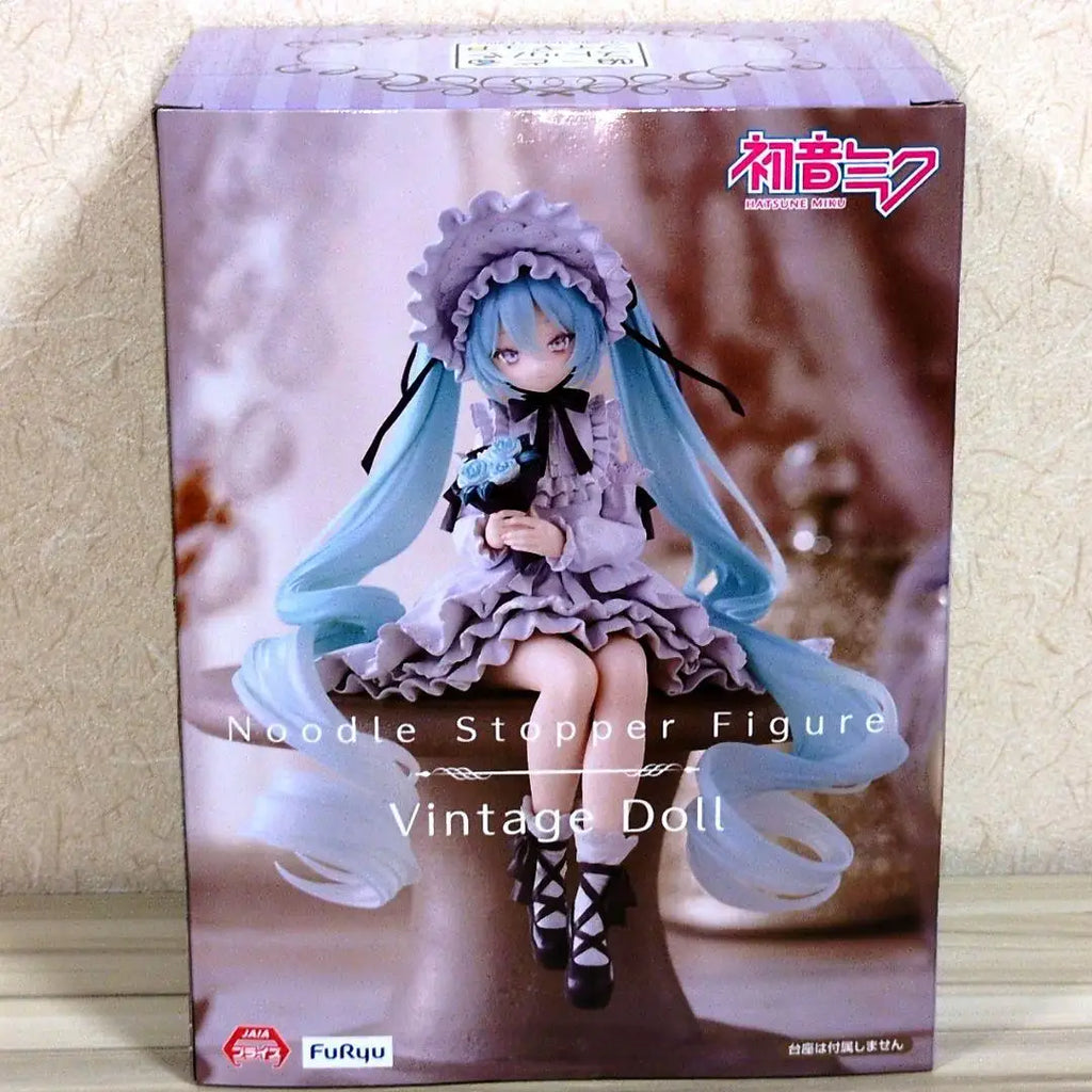 ln Stock FuRyu Noodle Stopper Hatsune Miku -Vintage Doll- PVC 15CM Anime Action Figures Model Collection Toy