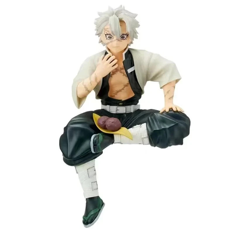 *Hot sale Anime Demon Slayer Figure Kamado Tanjirou Nezuko Sitting Posture Action Figure PVC Model Doll Collection Toy Gift Kids