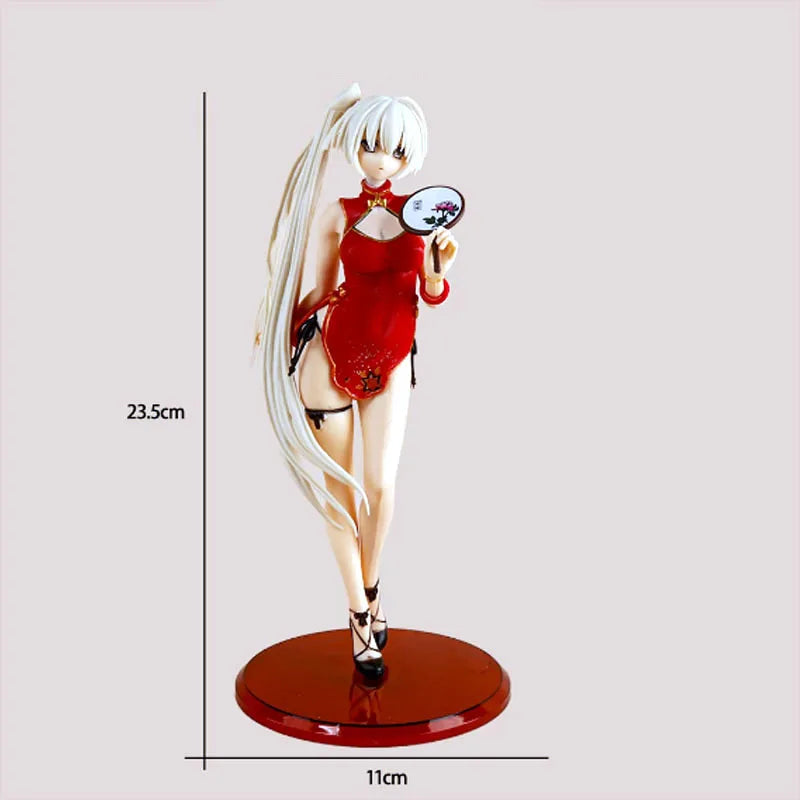 /-/ 23.5cm "Yosuga no Sora" Anime Figure - Kasugano Sora Standing Cheongsam Model, Toy, Gift, Collection Ornament,Decoration PVC