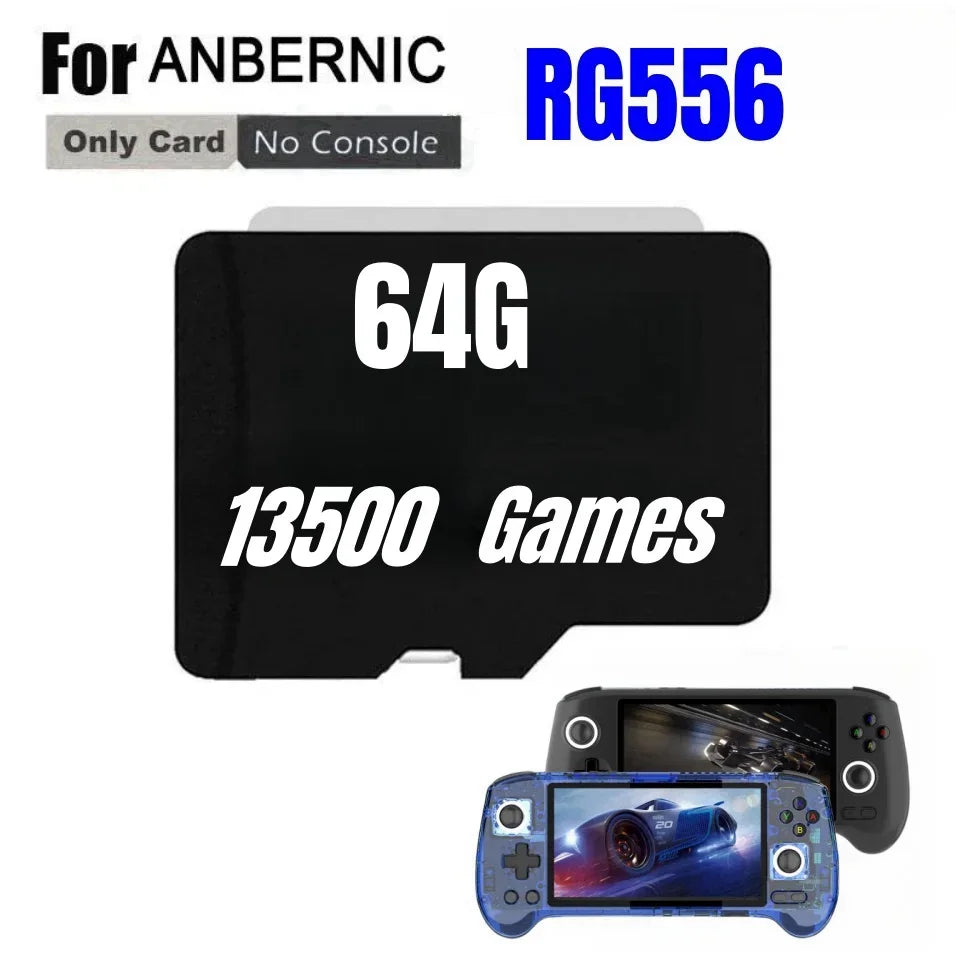 FOR ANBERNIC RG556 TF Card Portable PS2 Handheld Game Console Memory Card SD Card 61000 Games PS2 512G 256G 128G Micro sd games