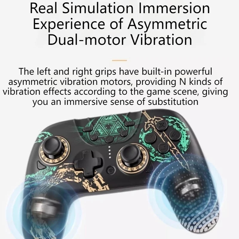 Aolion Switch Wireless Game Controller Tears Of The Kingdom Six Axis Gyroscope Long Endurance Macro Programming Game Controller
