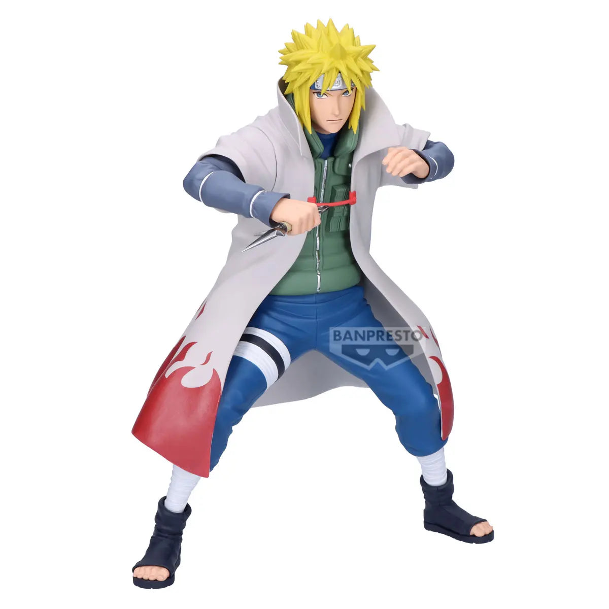 In Stock Original BANPRESTO Naruto Shippuden Grandista Namikaze Minato PVC Anime Figures Action Figure Model Toys Gift