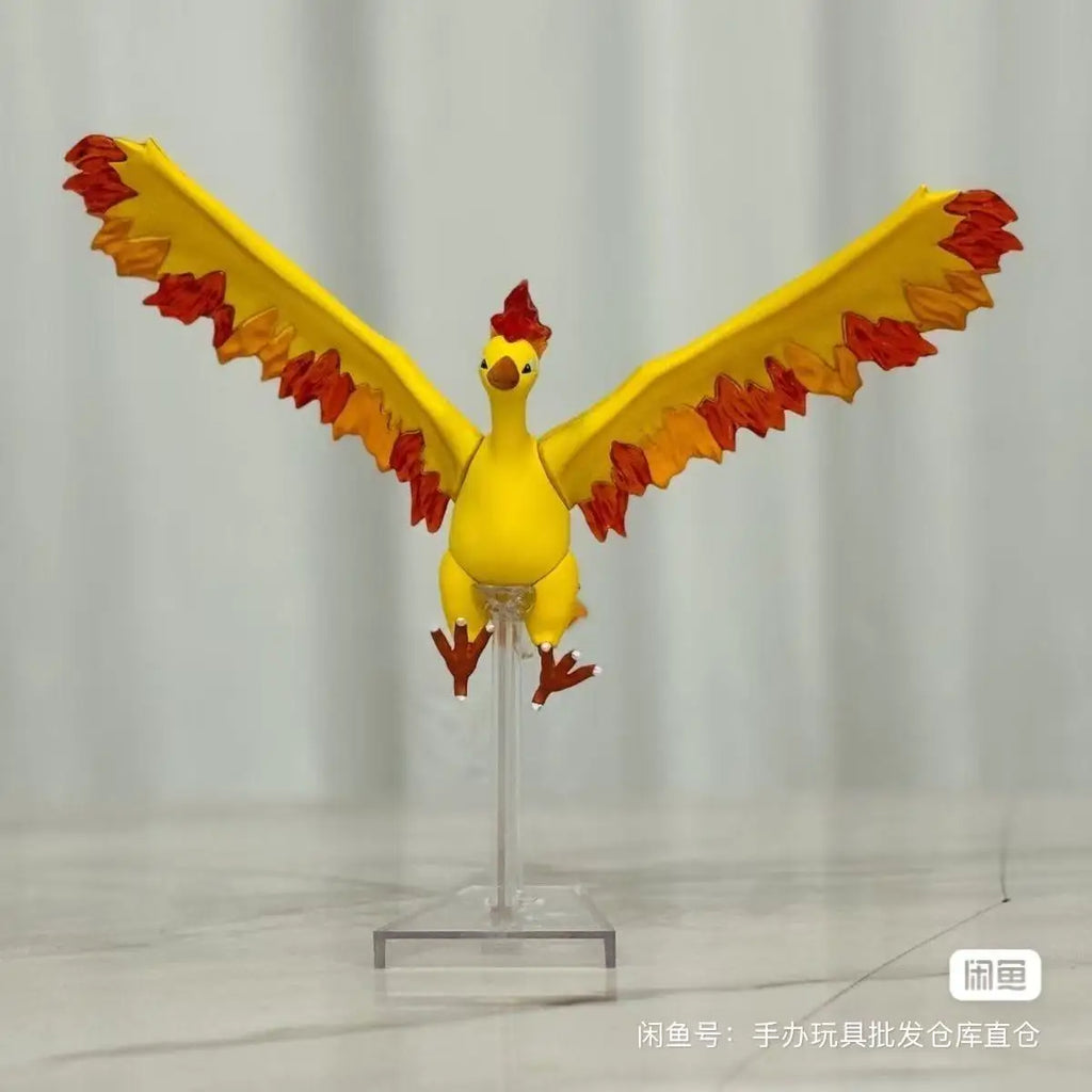 Genuine Scale The World Legend of The Elves Legendary Bird Articuno Moltres Zapdos Cute Action Figure Model Toys