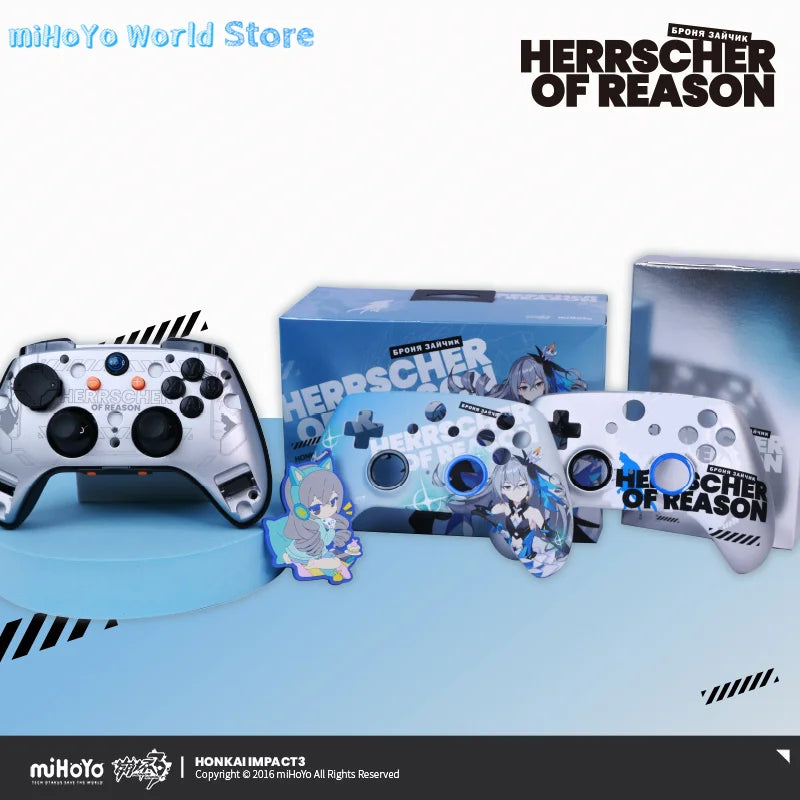 MiHoYo Original Bronya Gamepads Game Controller Genshin Impact Bronya Zaychik Theme Herrscher of Reason Handles Controllers Gift
