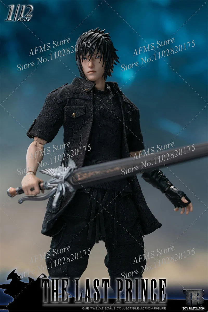 TOYS BATTALION TB019 1/12 Scale Collectible Figure The Last Prince Anime Dolls Noctis Lucis Caelum 6" Men Soldier Action Figure