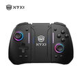 NYXI Hyperion Ergonomic Design Wireless Game Controller Black Gamepad with RGB Lights for Nintendo Switch