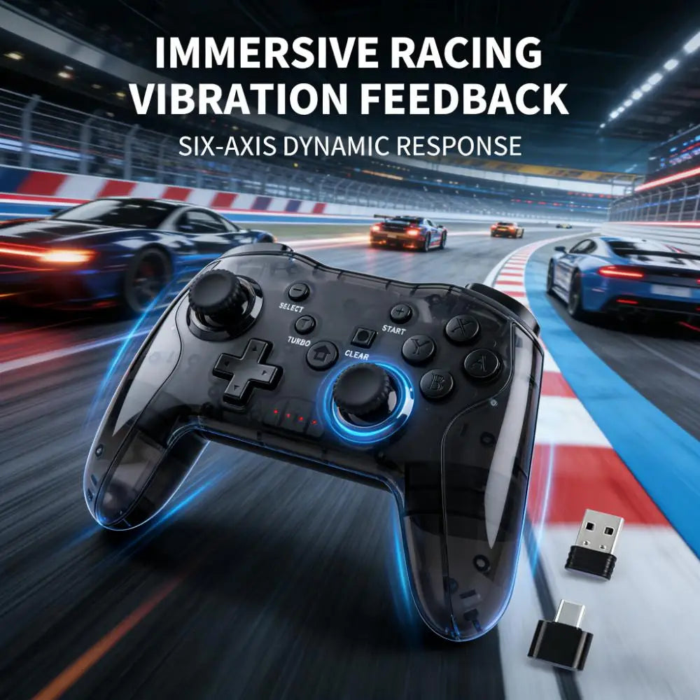 GAMINJA Gamepad For Switch PS4 Controller Bluetooth Gamepad Wireless Game Controller