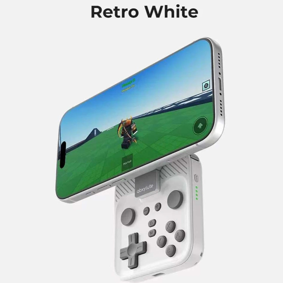 Abxylute M4 Game Controller Wireless Bluetooth Magnetic Gaming Handle Retro Portable Mini Grip for Mobile Phone NGC  MagSafe GBA