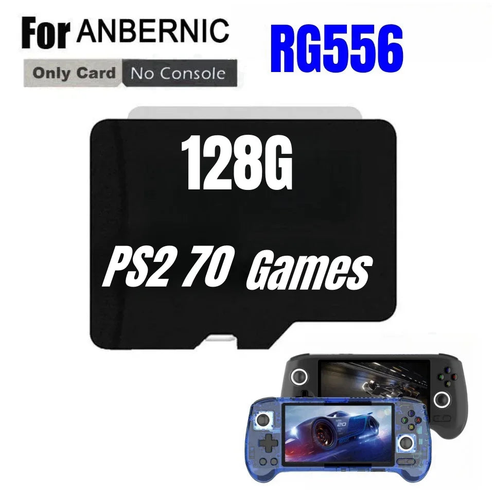 FOR ANBERNIC RG556 TF Card Portable PS2 Handheld Game Console Memory Card SD Card 61000 Games PS2 512G 256G 128G Micro sd games