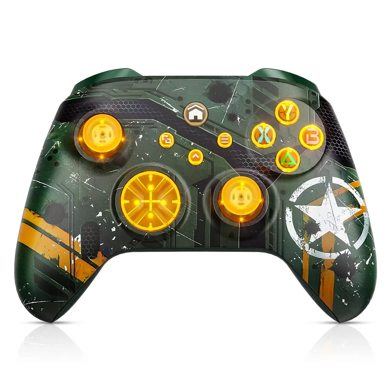 Game Controller W/6-Axis Gyro,Gaming Joystick Dual Vibration Turbo Function Gamepad for Xbox One S/X/Series S/X/PC Windows 10/11