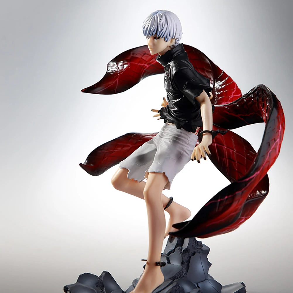 Tokyo Ghost Anime Figures Kaneki Ken Mask battle Action Figure Double Head PVC Statue Figurine Model Doll Decor Ornaments Toys