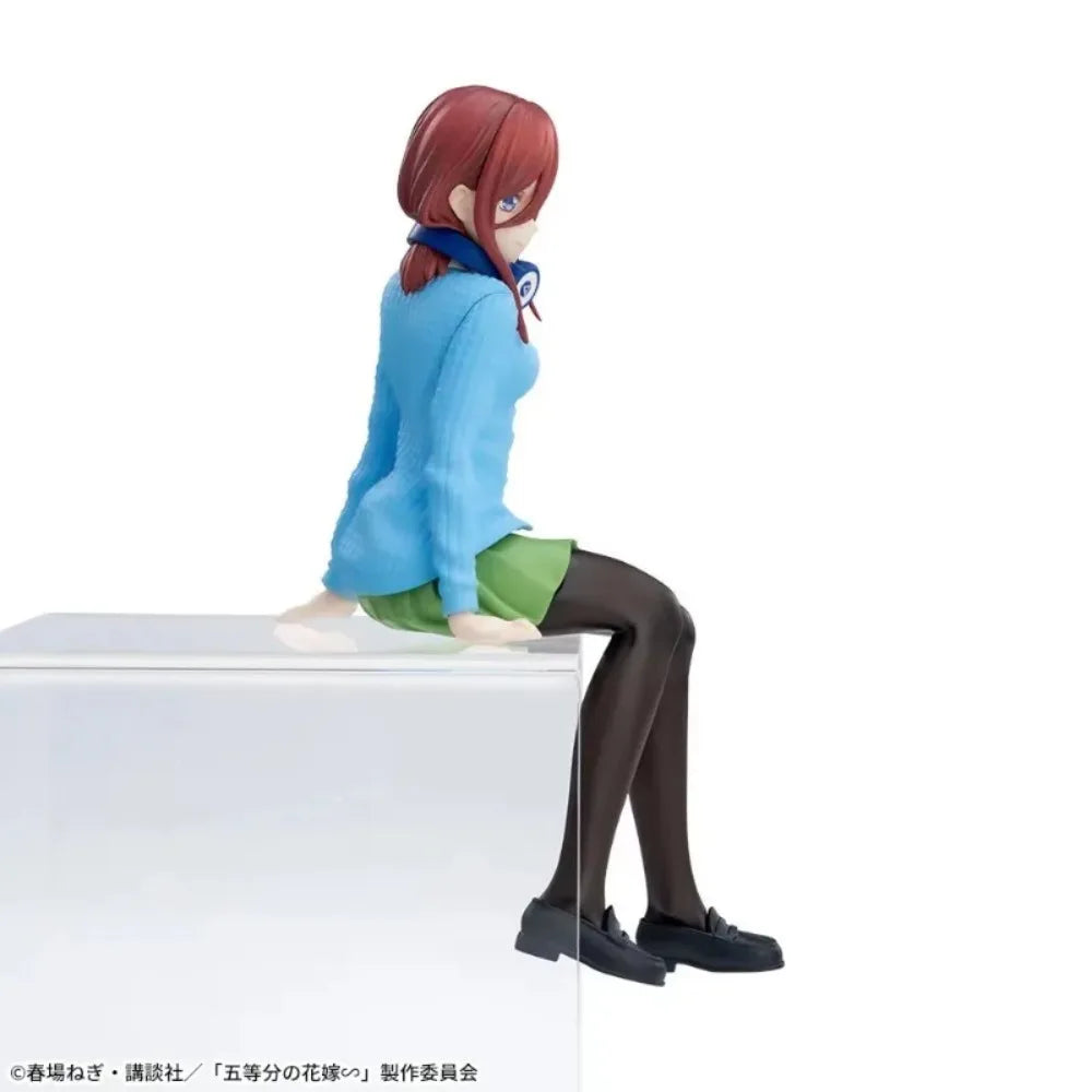 In Stock SEGA Original Genuine Premium Figure The Quintessential Quintuplets Nakano Miku 14cm Anime Collection Model Toy Figures