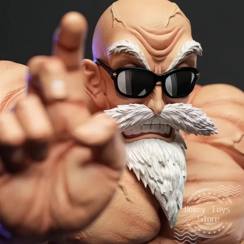 *10cm Anime Dragon Ball figure GK Muscle Master Roshi Goku Kame Sennin Figurine PVC Action Figure Model Children Dolls Gift Toys