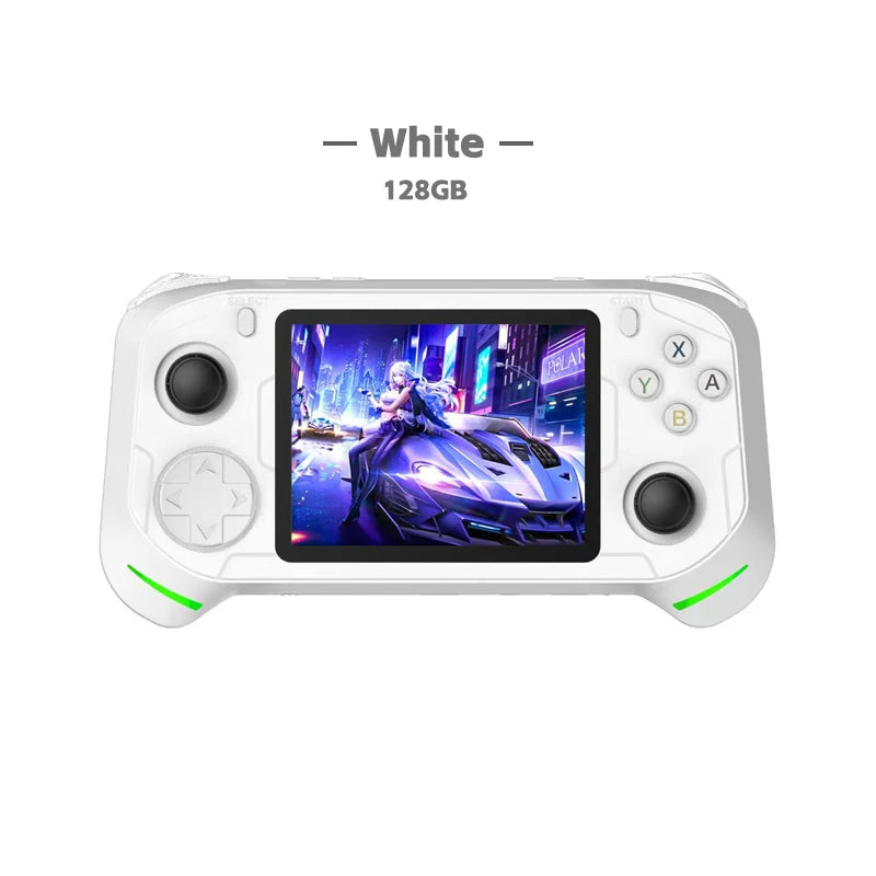 RX6H Retro Handheld Game Console Linux System 3.5 Inch IPS Screen Portable Pocket Video Player 64GB 128GB Games Kid Gift