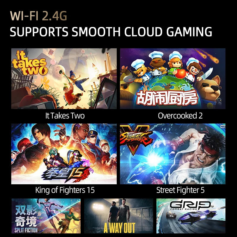 GAMEMT E5 Ultra Game Console 5" 1280*720 60Hz IPS Touch Screen 5000mAh Hall-Effect Joystick Portable Android Handheld Consoles