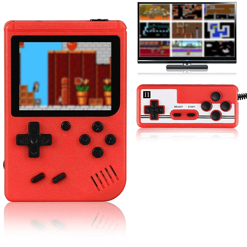 Retro Portable Mini Video Game Console Built-in 400 Games 3.0 Inch LCD Screen Kids Gift 8-Bit Handheld Game Player AV Output