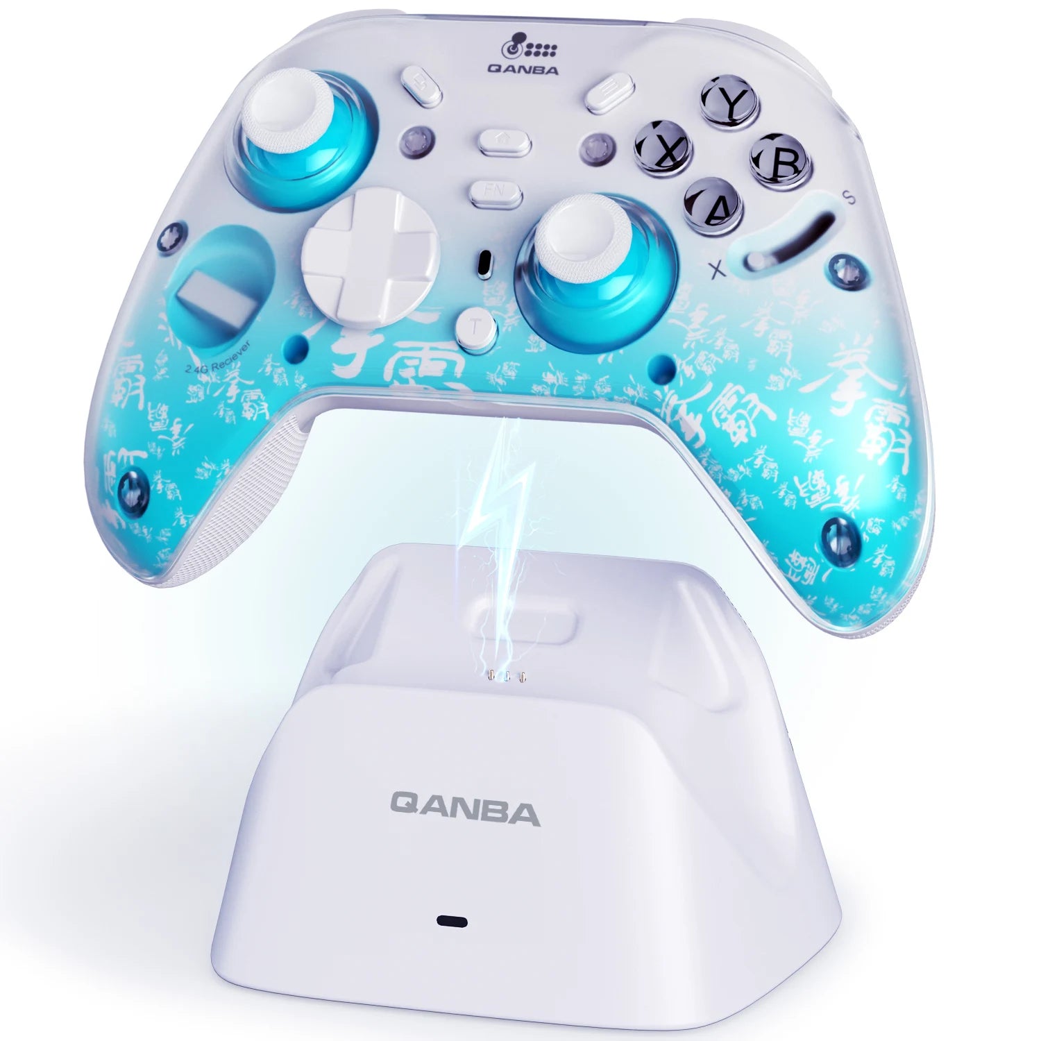 Qanba Phantom Wireless Game Controller Hall joystick Supports 2.4G/Bluetooth/Wired connection Compatible with PC/Android/iOS/TV