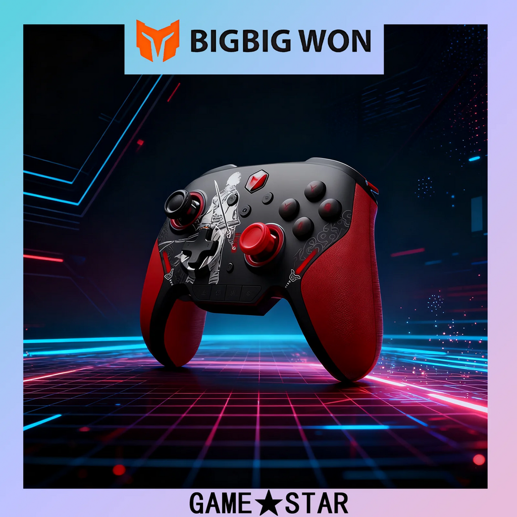 BIGBIGWON Blitz 2 TMR wireless game controller,Gamepad ,2000Hz,1000mAh,Bluetooth Star Flash For NS PC Steam Game,PUBG.APEX.