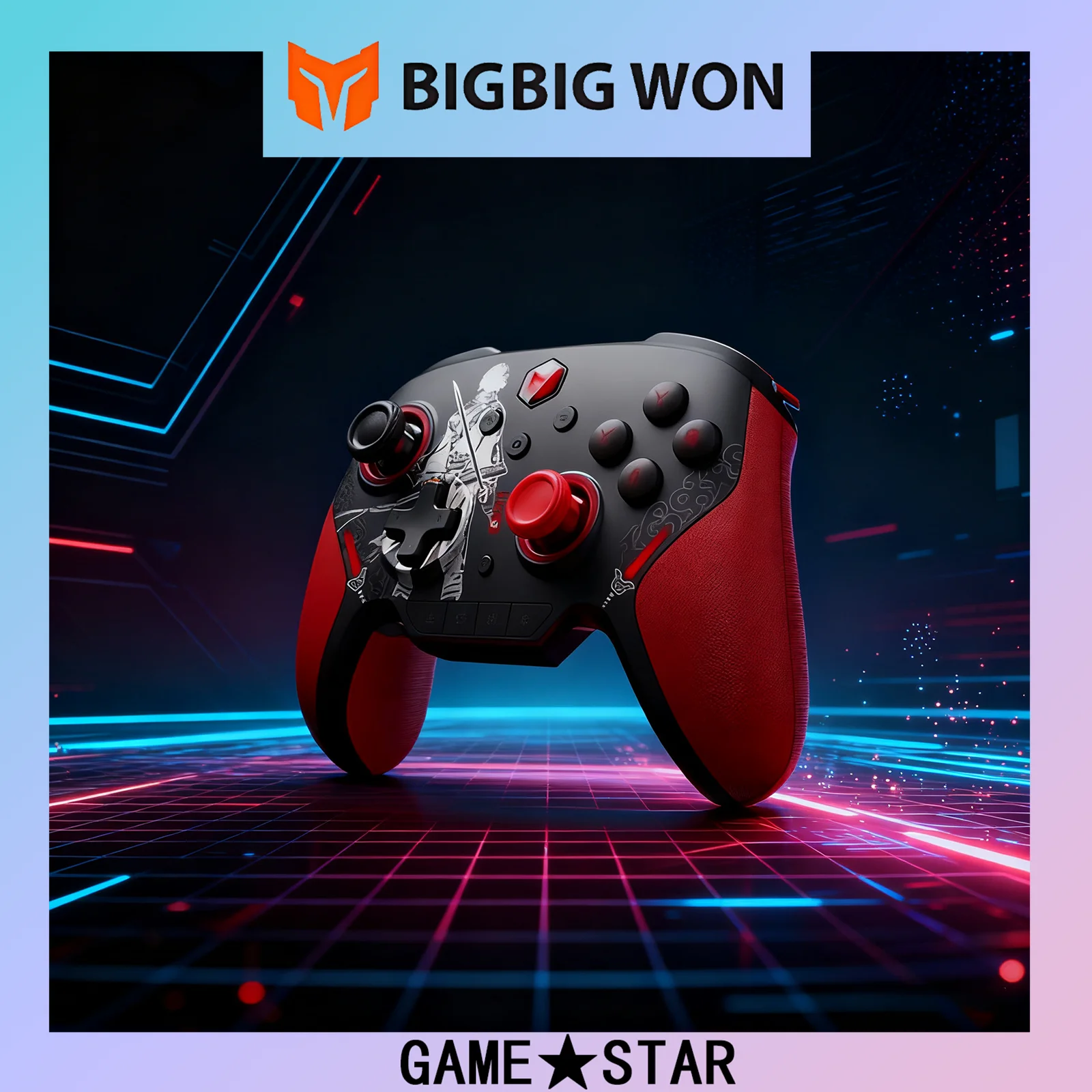 BIGBIGWON Blitz 2 TMR wireless game controller,Gamepad ,2000Hz,1000mAh,Bluetooth Star Flash For NS PC Steam Game,PUBG.APEX.