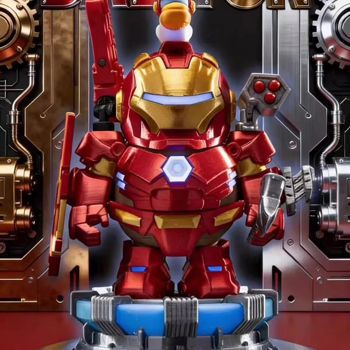 New "Iron Capy" 3d Printed Figure Capybara Iron Man Mashup Cute Desk Decor Anime Figures Creative Anime Collectible Model Toys