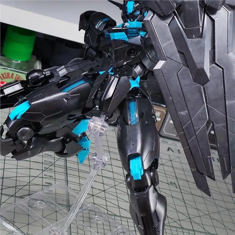 KL FM Fenglina 1/100 Domestic Mercury Witch Model Gundam Assembly Neon Color Children's Collectible Toy Christmas Gift